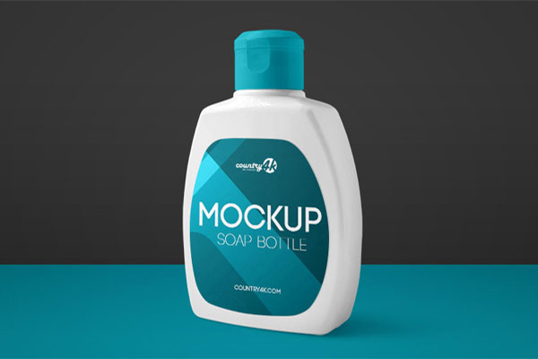 Free Dish Soap Bottle Mockups | Photoshop Bottle Mockup Free Downloads